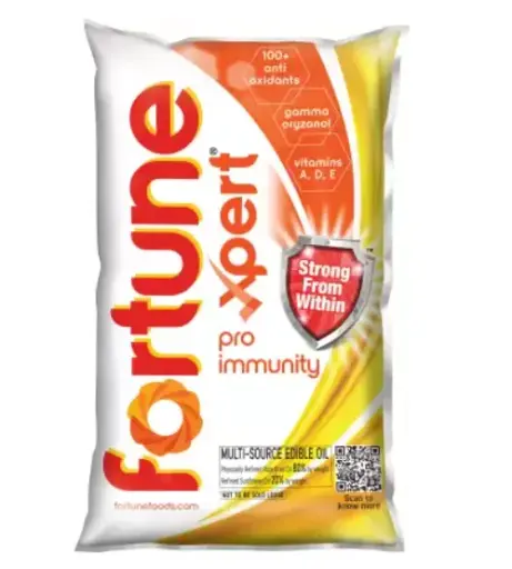 FORTUNE Xpert Pro Immunity Blended Oil Pouch (Mishrita Tela)  (1 L)